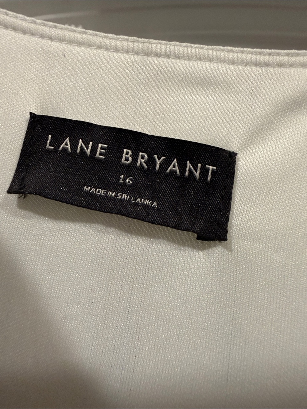 Lane Bryant Cream Textured Faux-Wrap Maxi Dress with Ruffle Sleeves - Picture 2 of 2